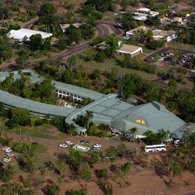 Aerial view of Mercure Kakadu Crocodile Hotel