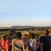 Visitors at Ubirr lookout. Photo: Shaana McNaught