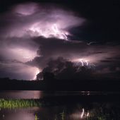 Storm over the floodplains. Photo: Tourism NT