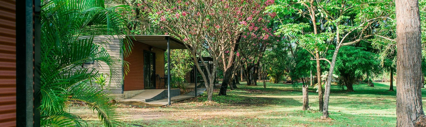 Bush bungalows at Mary River Retreat. Photo: Mary River Retreat