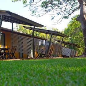 Cabins at Cooinda Lodge| Kakadu. Photo: Shane Eecen