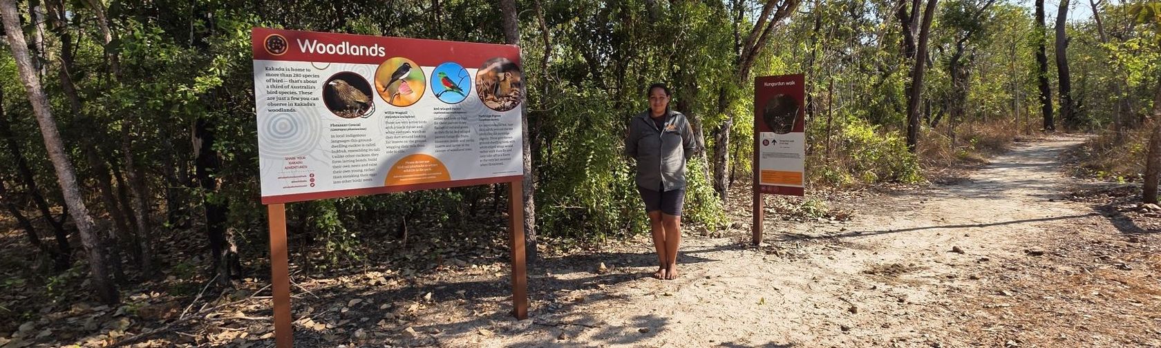 A ranger at Mardukal Campground