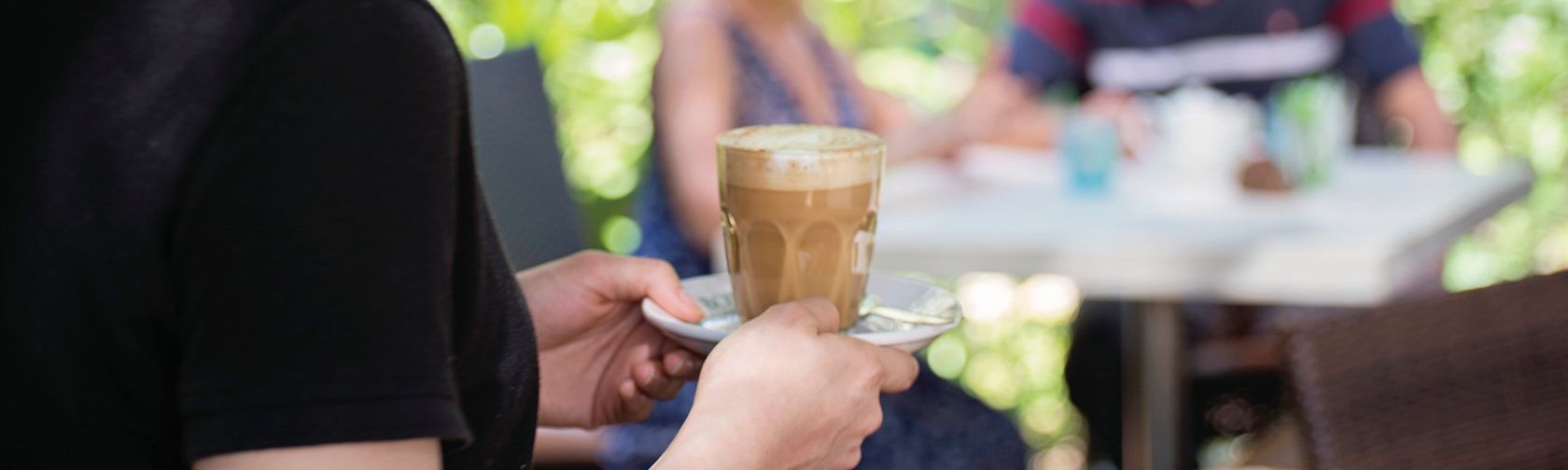 Enjoy a coffee in Kakadu. Photo: Shaana McNaught Tourism NT