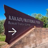 Sign to the Bowali Visitor Centre