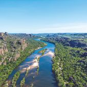 East Alligator from the air. Photo: Kakadu Air