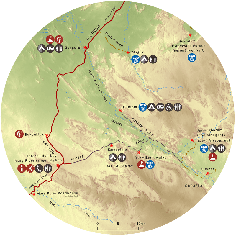 Mary River region map.