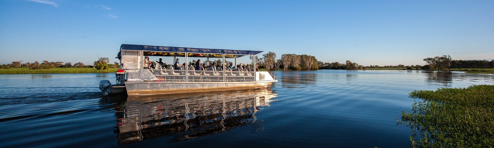 Yellow Water sunrise cruise.