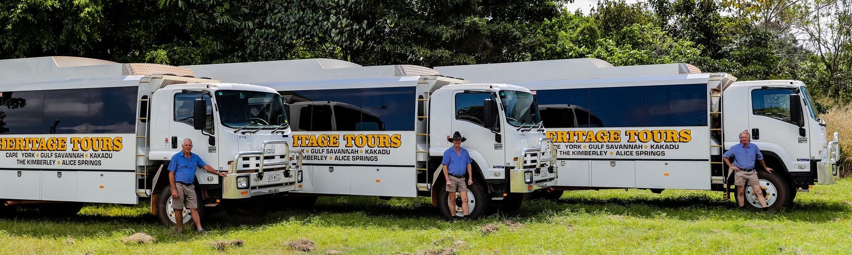 Heritage 4WD Safari buses. Photo: Gordon Greaves